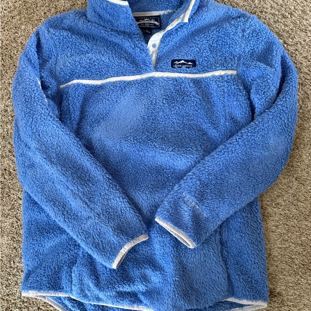 Lauren James Blue Aspen Sherpa Pullover - sold out online